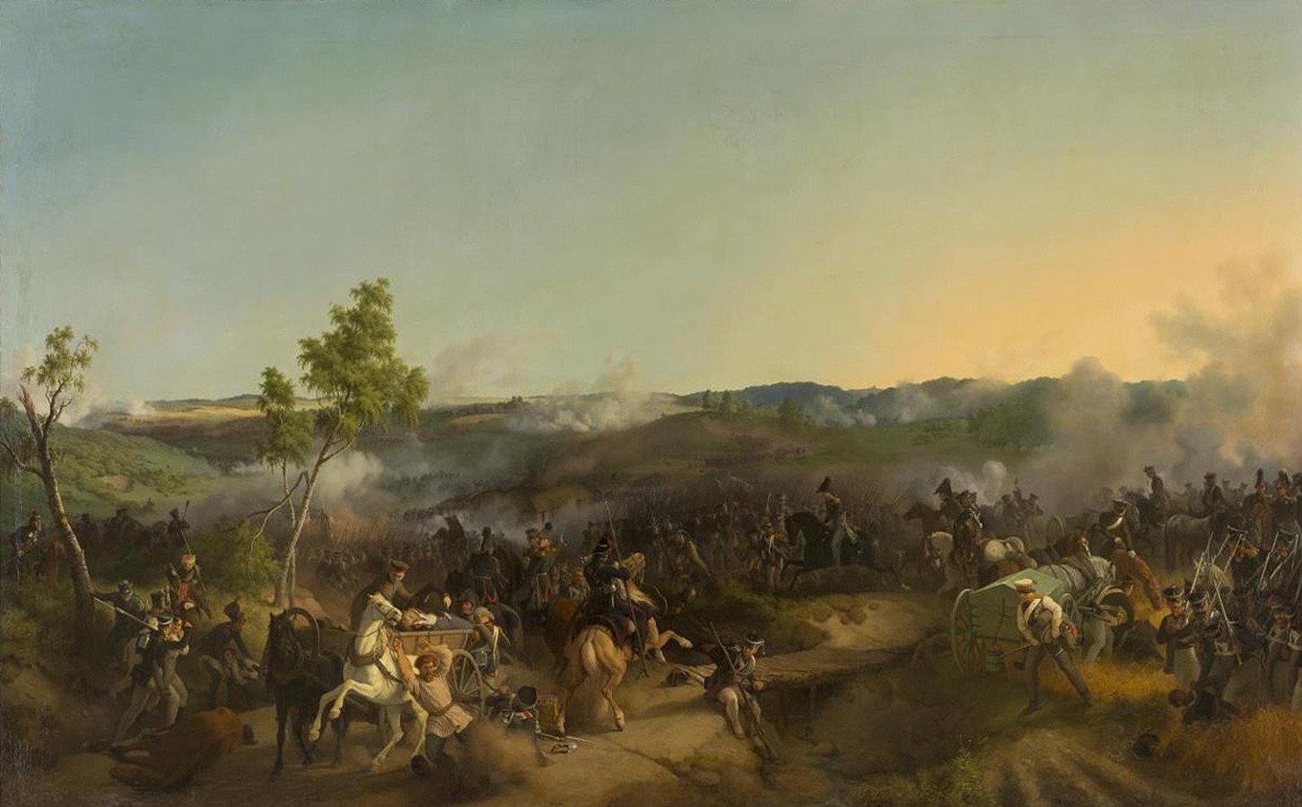 Battle of Valutina Gora General Tutchkov counter attacks with the Ekaterinoslavsky regiment
